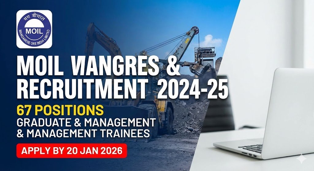 MOIL Recruitment 2025‑2026 – Your Complete Guide to the Graduate Trainee, Management Trainee & Manager (Survey) Posts