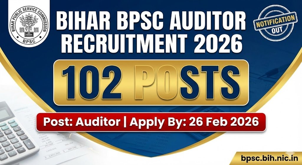 Bihar BPSC Auditor Recruitment 2026