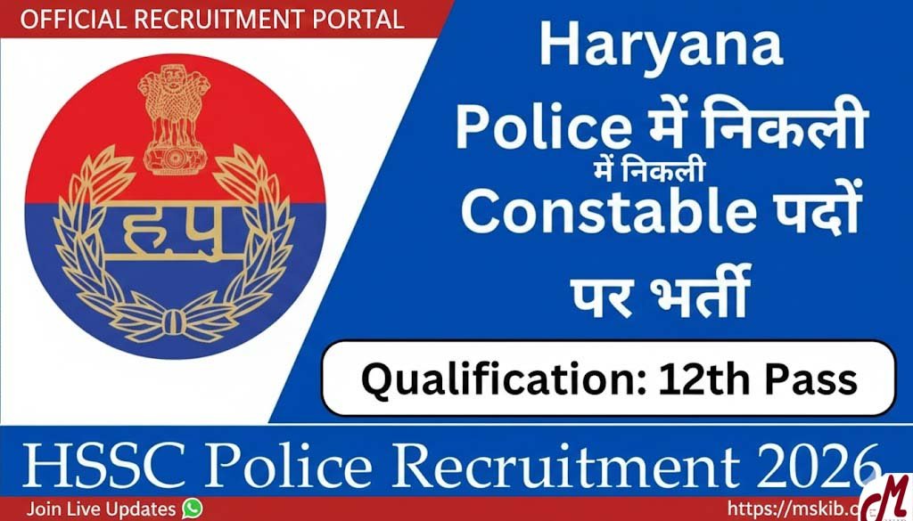 HSSC Haryana Police Constable Recruitment 2026 – Everything You Need to Know