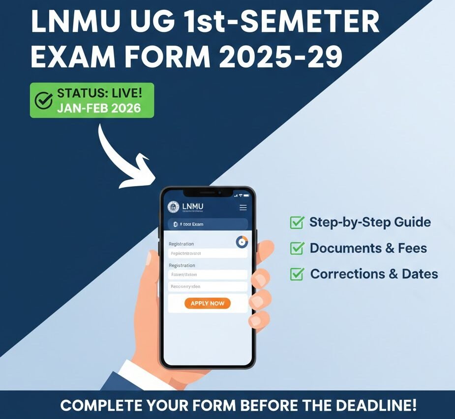 How to Fill the LNMU UG 1st‑Semester Exam Form 2025‑29 (2026 Session) – A Step‑by‑Step Guide
