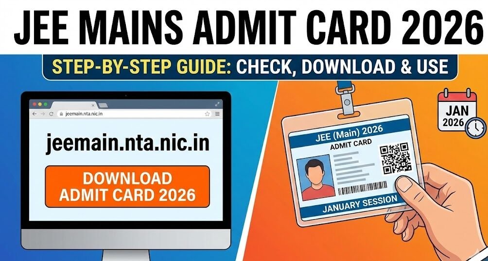 JEE Mains Admit Card 2026 – How to Check, Download, and Use It (Step‑by‑Step Guide)