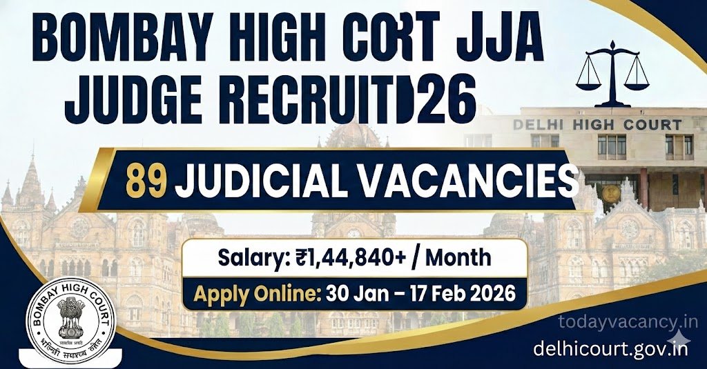 Bombay High Court District Judge Recruitment 2026 Apply Online for 89 Judicial Vacancie