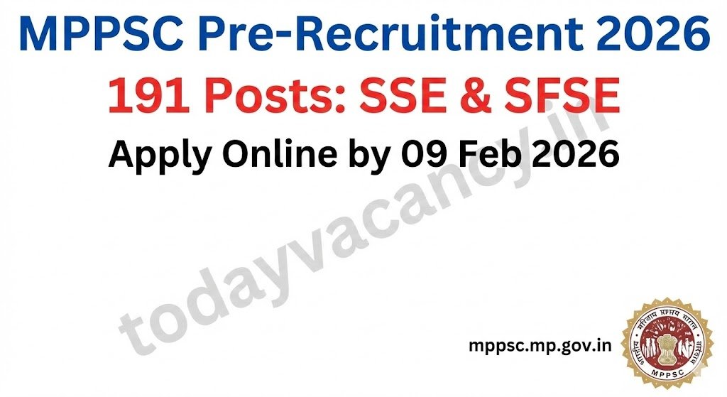 MPPSC Pre‑Recruitment 2026 – Apply Online for 191 Posts in State Services Forest Services
