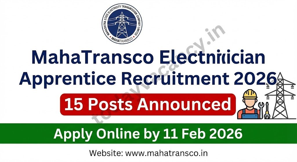 MahaTransco 2026 Electrician Apprentice Notification Apply for 15 Posts