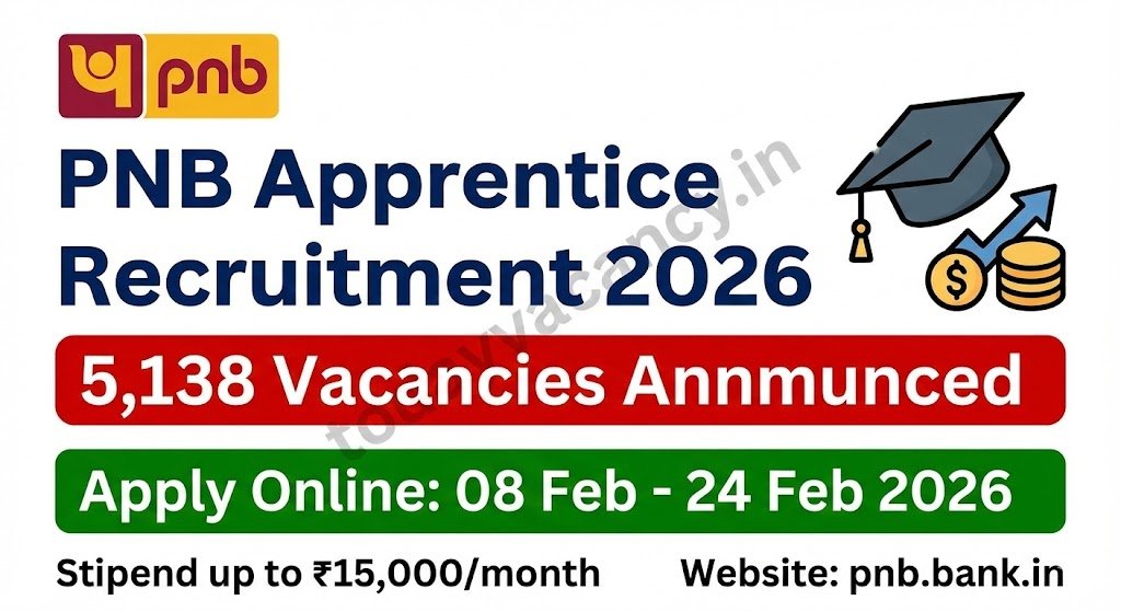PNB Apprentice Recruitment 2026 Apply Online for 5138 Vacancies