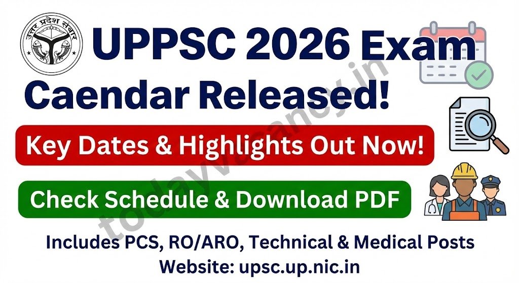 UPPSC 2026 Exam Calendar Released Key Dates Highlights Quick Access Links