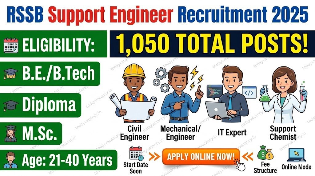RSSB Support Engineer Recruitment 2025 1050 Posts – Apply Online Now