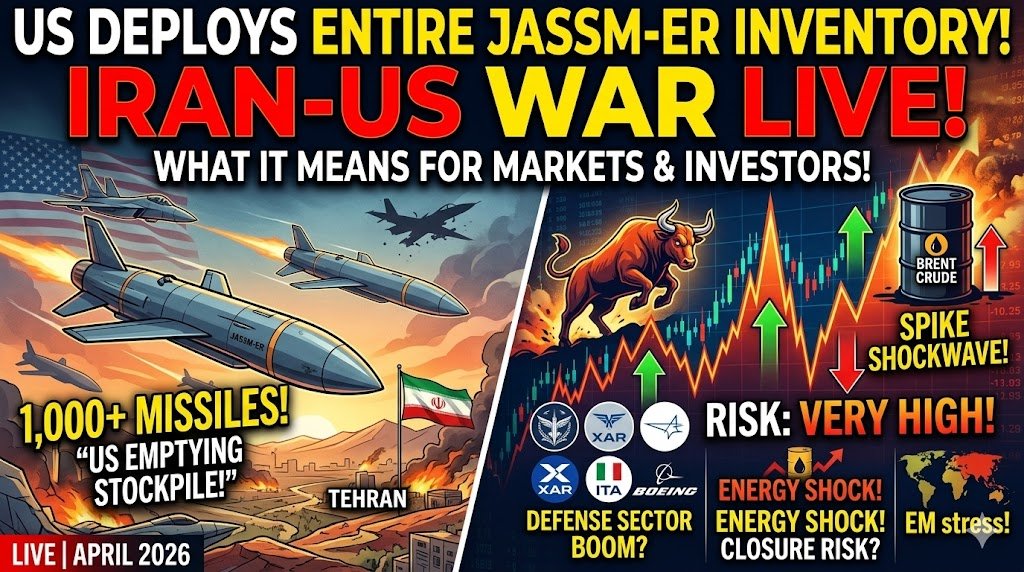 Iran‑US‑Israel War LIVE Updates US Poised to Deploy Almost All JASSM‑ER Missiles – What It Means for Markets and Investors