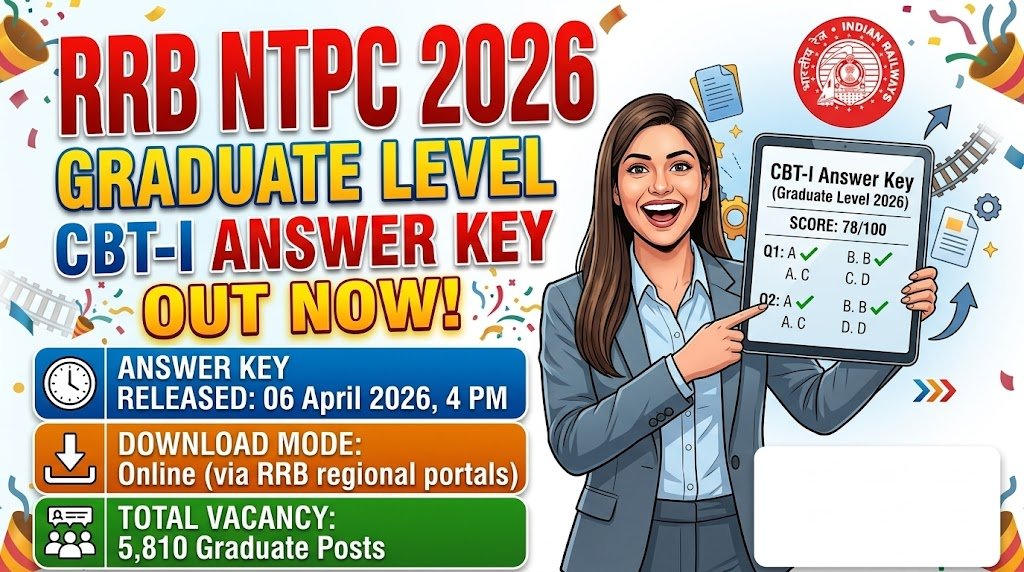 RRB NTPC 2026 Answer Key Released – Download CBT‑I Response Sheet Now