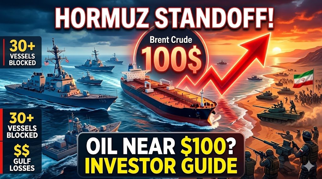 US‑Iran Hormuz Blockade Standoff Why Oil Prices Are Near 100 Barrel and What It Means for Investors