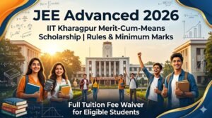 JEE Advanced 2026 IIT Kharagpur Merit‑Cum‑Means Scholarship Rules Minimum Marks Explained