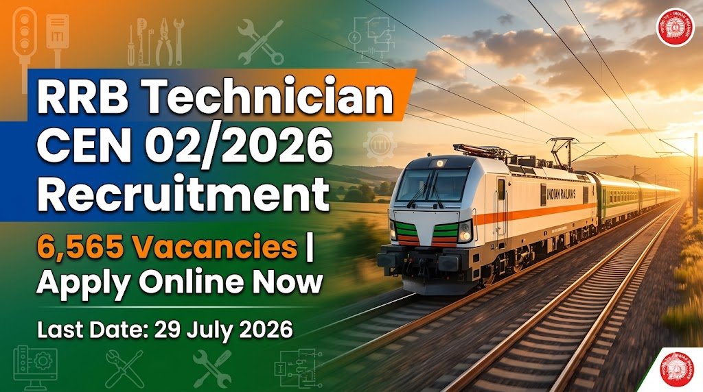 RRB Technician CEN 022026 Recruitment Apply Online for 6565 Vacancies