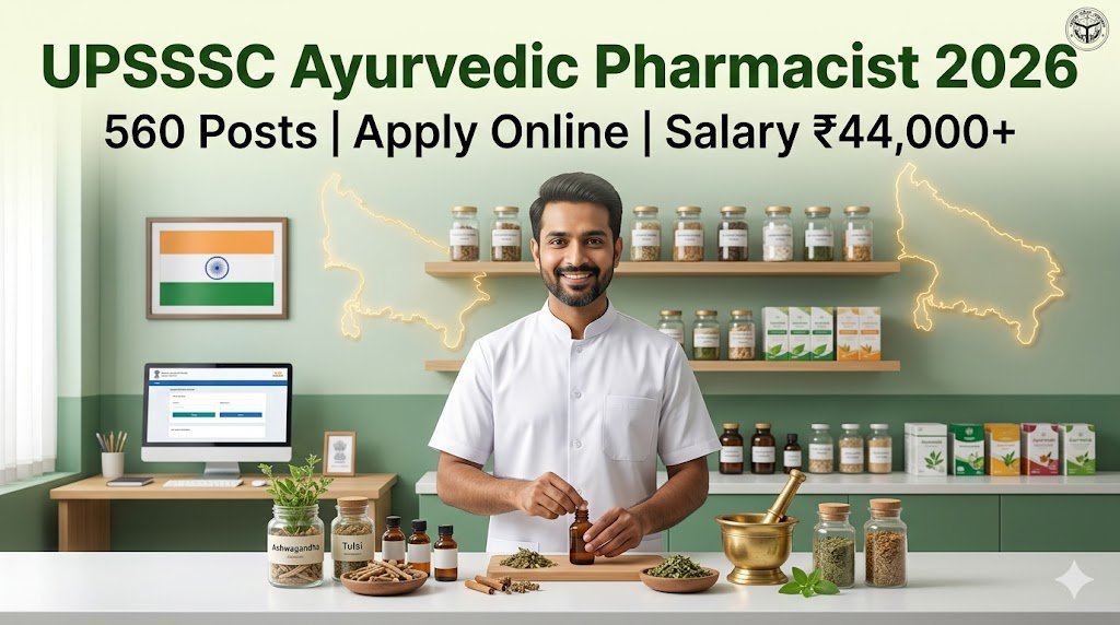 Uttar Pradesh UPSSSC Ayurvedic Pharmacist 2026 Eligibility Result Apply Now Salary Exam Details